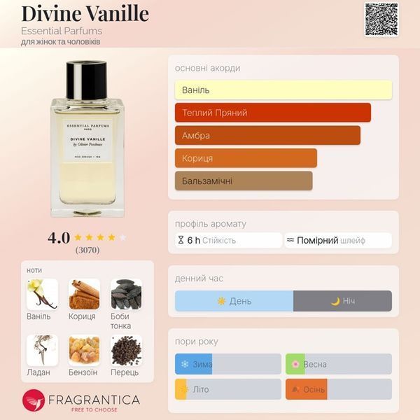 Divine Vanille Essential Parfums Divine Vanille фото